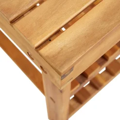 VidaXL Półka na buty Brąz 90 x 32 x 46 cm Drewno