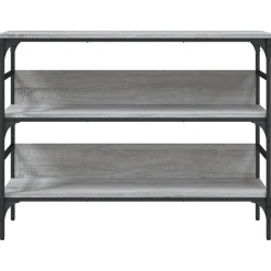VidaXL Szary 100 x 32 x 75 cm Materiał drewnopochodny