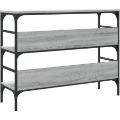 VidaXL Szary 100 x 32 x 75 cm Materiał drewnopochodny