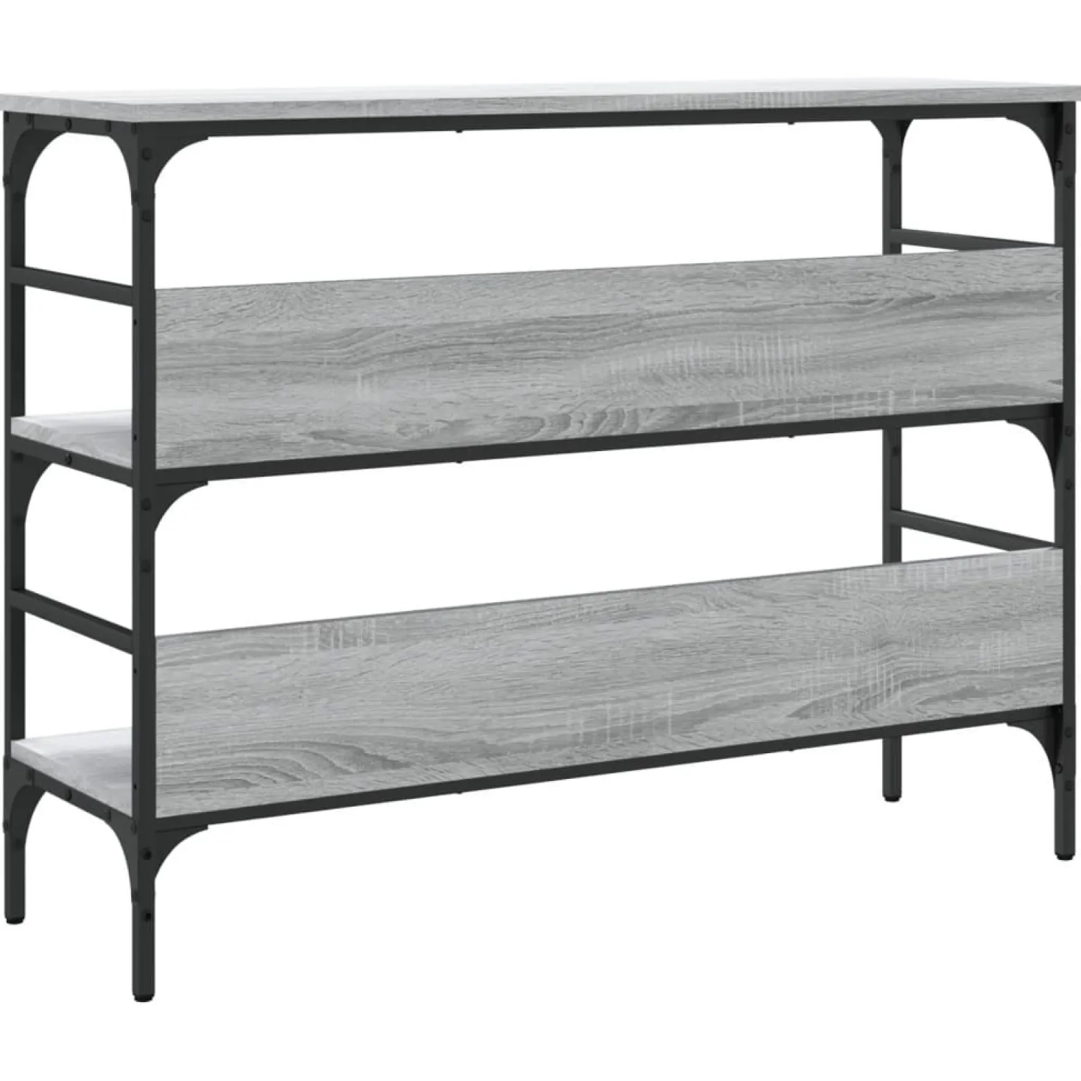VidaXL Szary 100 x 32 x 75 cm Materiał drewnopochodny