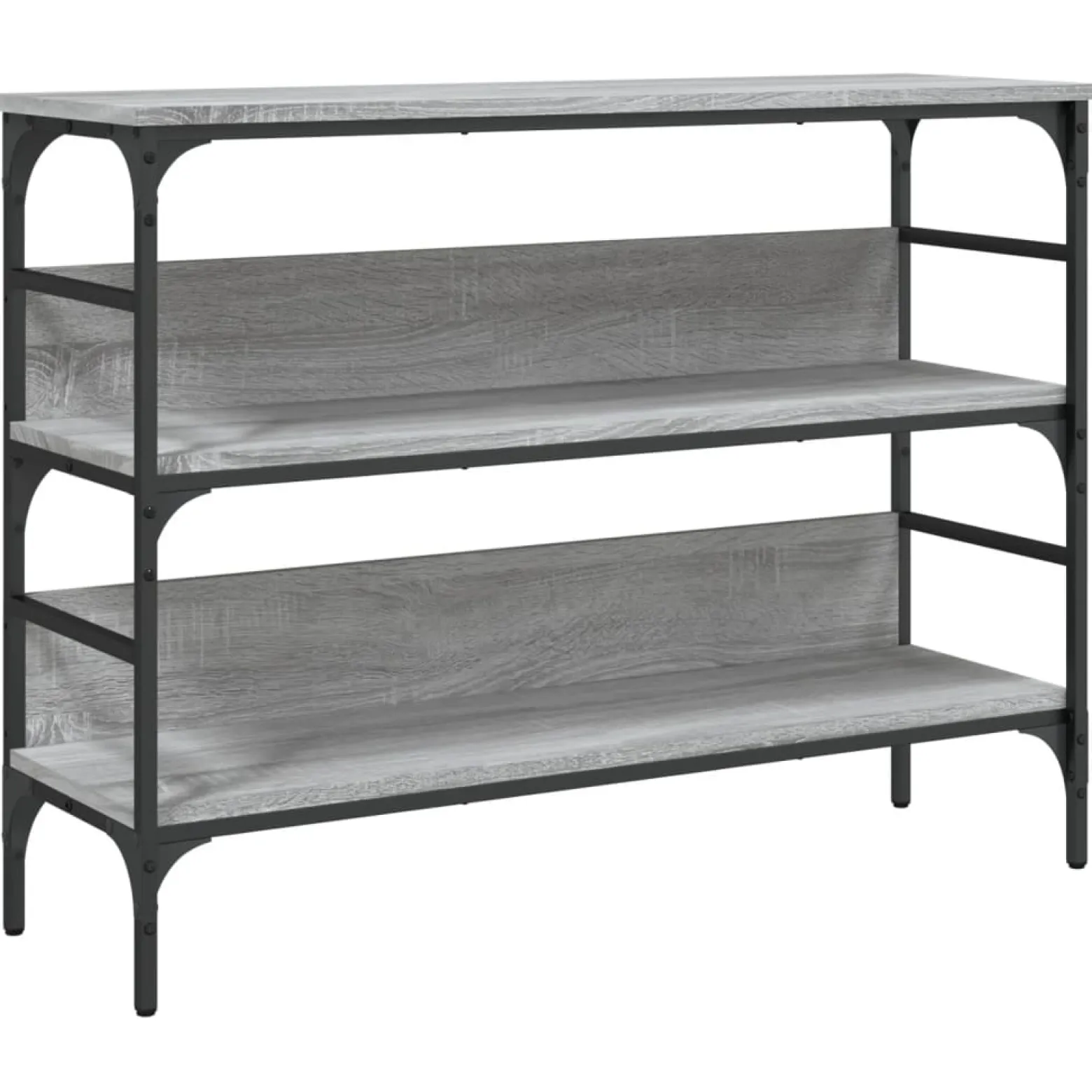 VidaXL Szary 100 x 32 x 75 cm Materiał drewnopochodny