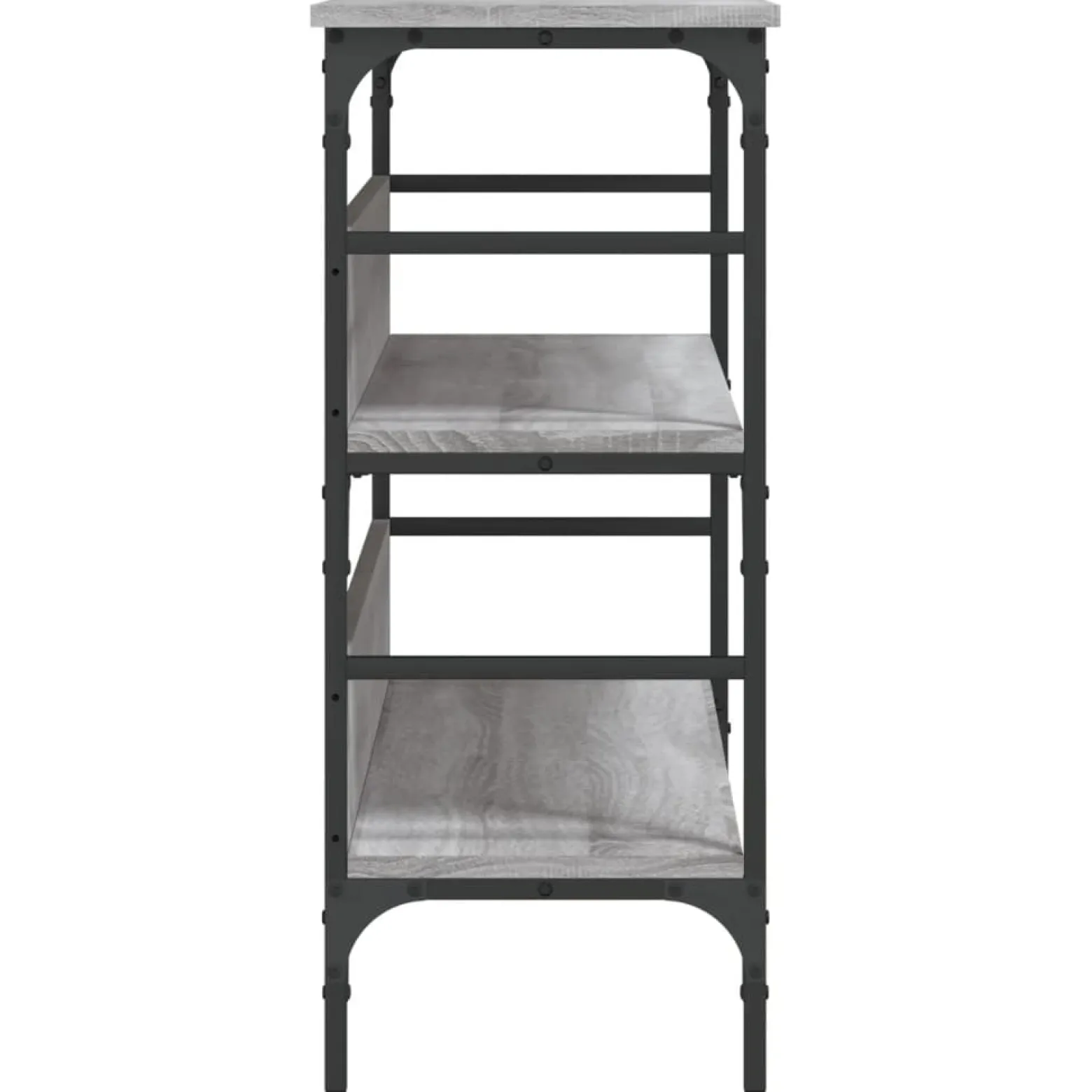 VidaXL Szary 100 x 32 x 75 cm Materiał drewnopochodny