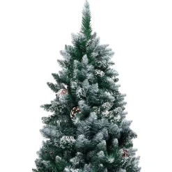 VidaXL Sztuczna choinka Zielony 150 x 93 cm