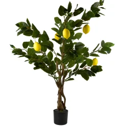 VIRIDIS Kwiat sztuczny Cytryna 130cm