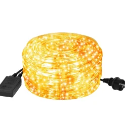 Wąż świetlny 480 Led biały ciepły 20m z programatorem IP44