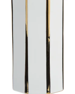 Wazon na kwiaty 40 cm ceramiczny biały