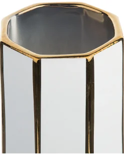 Wazon na kwiaty 40 cm ceramiczny biały