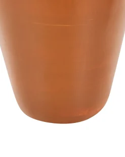 Wazon dekoracyjny z terakoty pomarańczowy