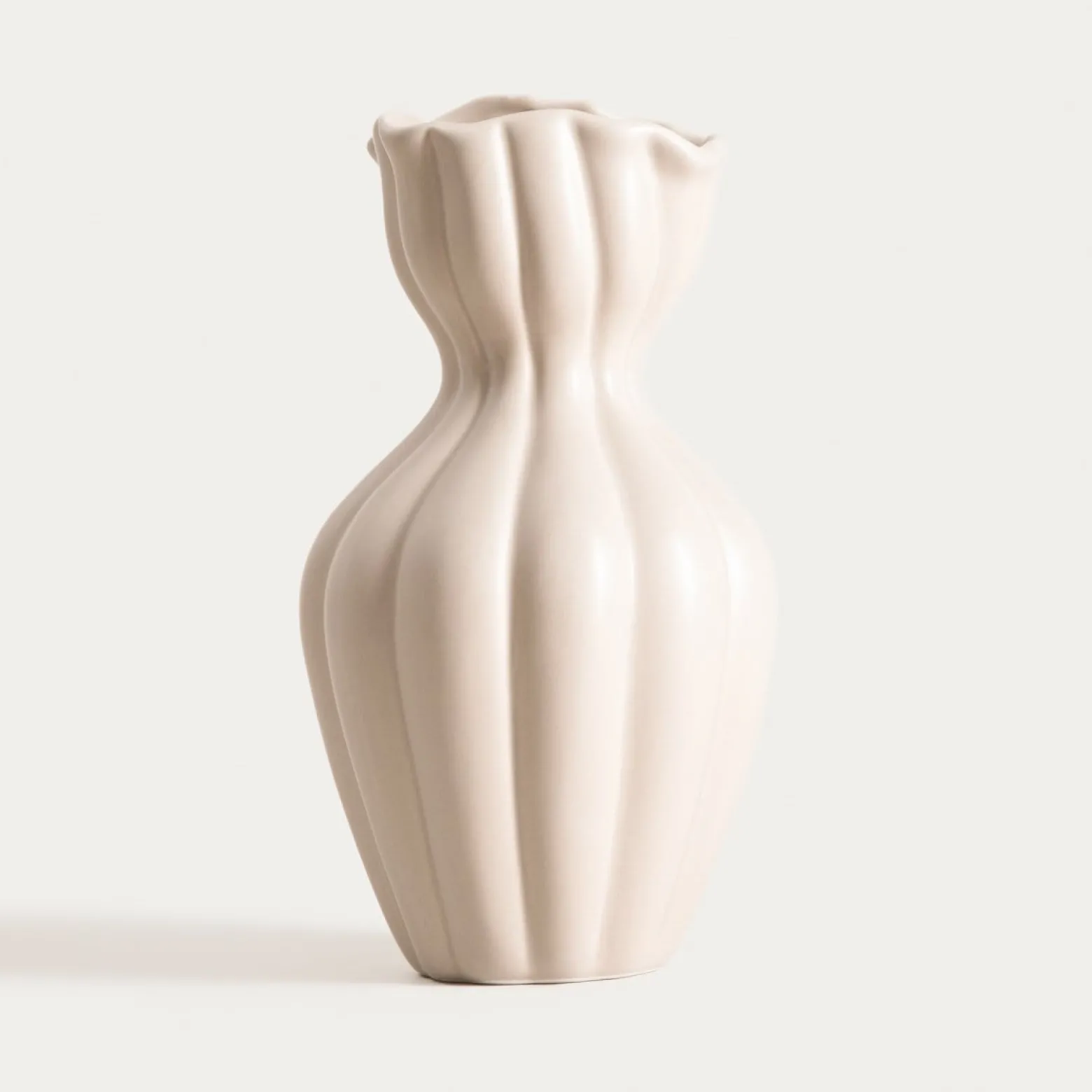 Wazon FILLY ceramiczny z nieregularną górą 14x25,5 cm HOMLA