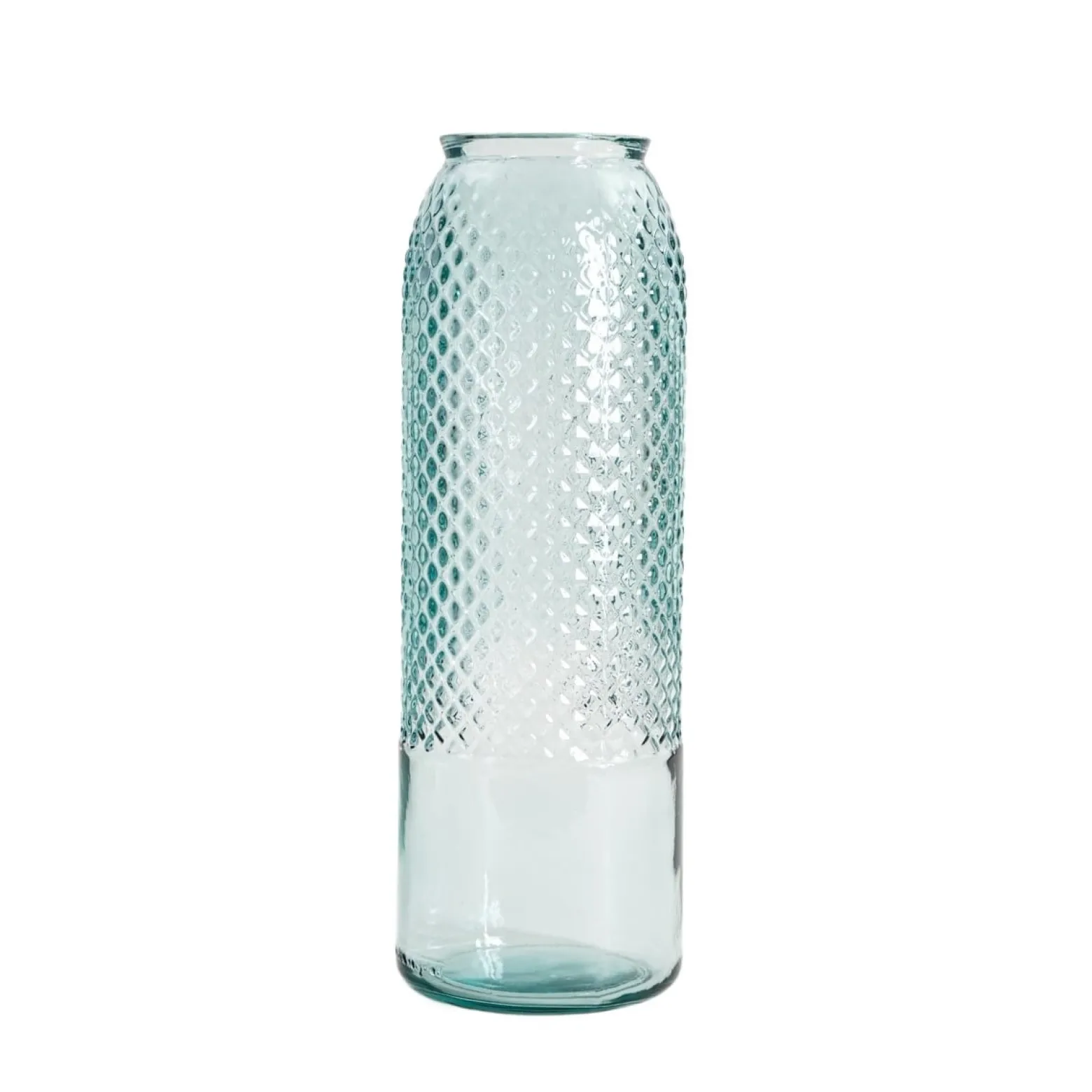 Wazon MIKKA transparentny ze szkła z recyklingu 45 cm HOMLA
