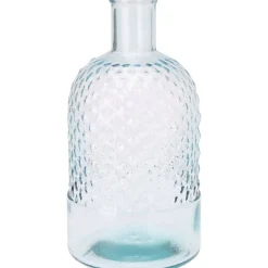 Wazon szklany butelka, z recyklingu, 23 cm