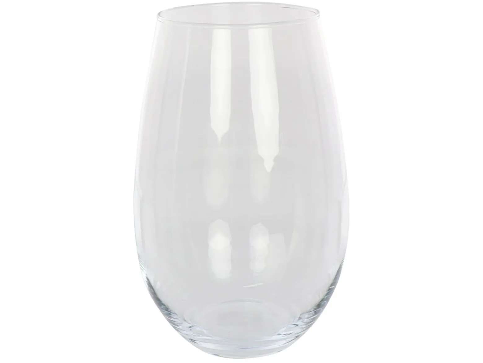 Wazon szklany 30 cm transparentny