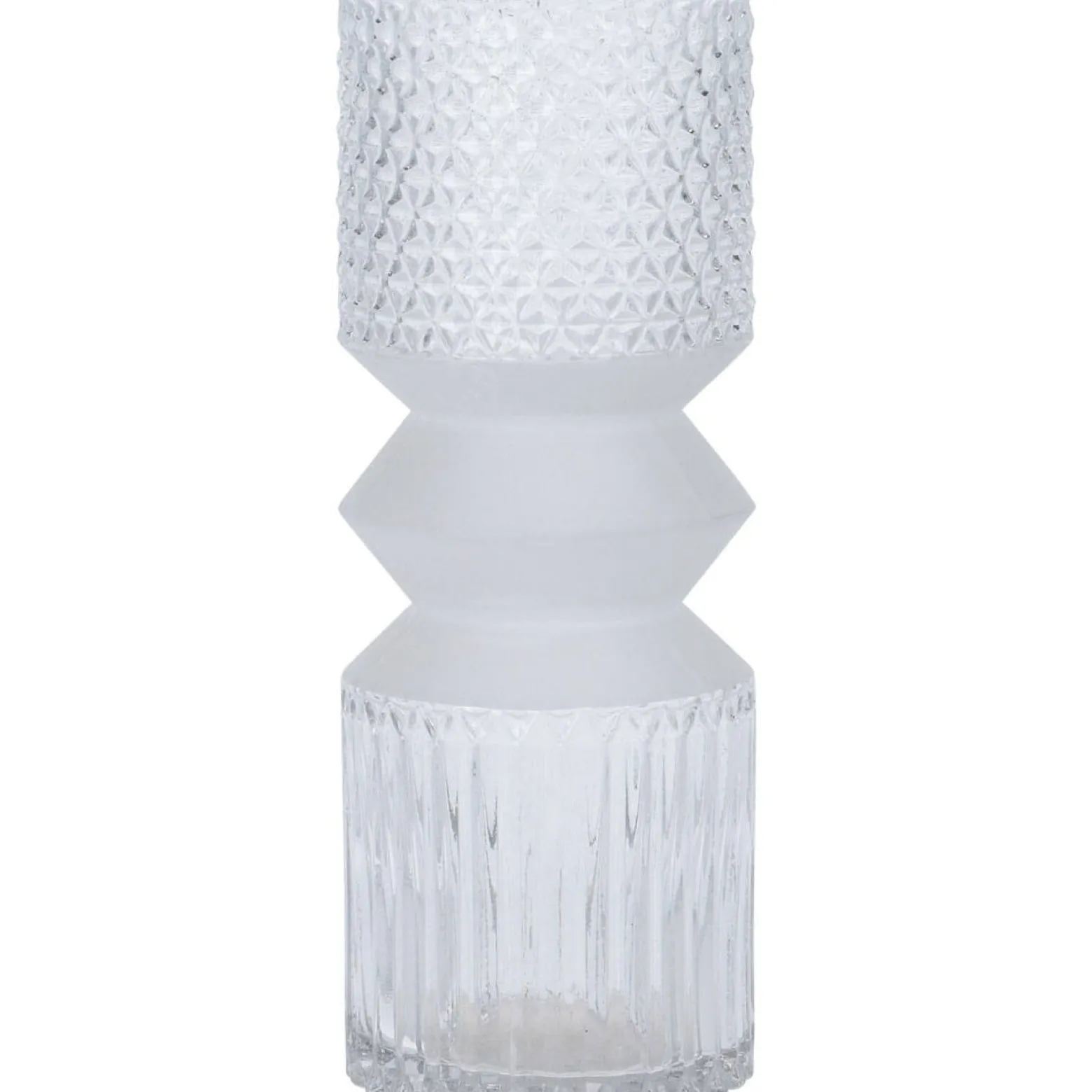 Wazon szklany cylindryczny, 30 cm