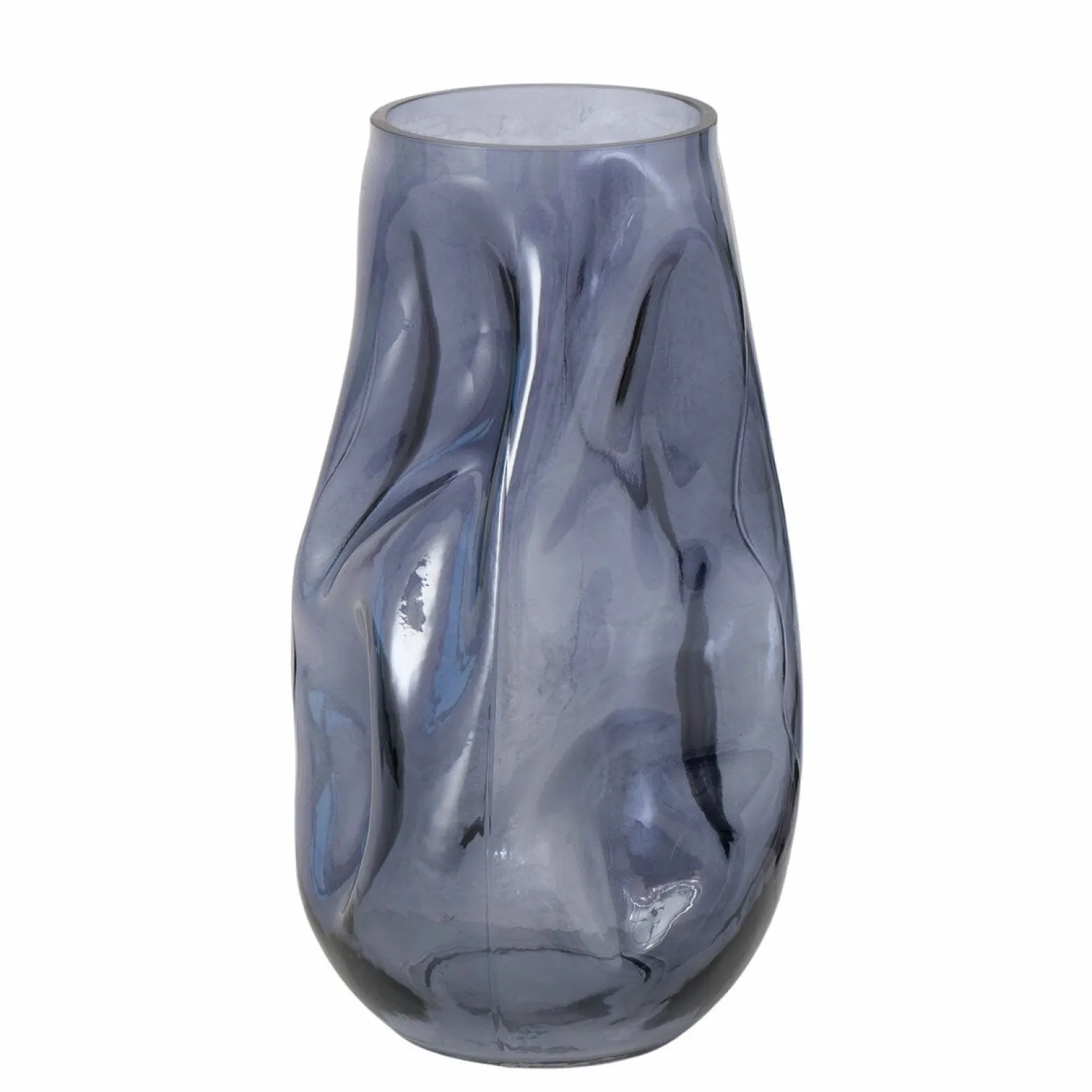 Wazon szklany LOJIN, metaliczny odcień, 27,8 cm