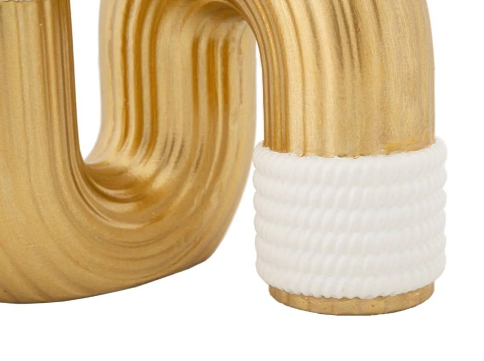 Wazon w kształcie fali z polyresinu, wys. 13 cm