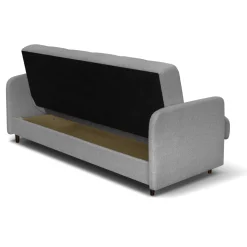 Wersalka Rozkładana Sofa Kanapa Z Funkcją Spania Teddy Baranek Szara TIVOLI