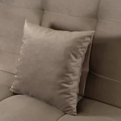 Wersalka Sofa Kanapa Rozkładana z Funkcją Spania Dwuosobowa Beżowa LIMA
