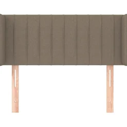 Wezgłowie Taupe 103 x 16 x 78/88 cm Tkanina vidaXL