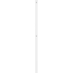 Wezgłowie Biały 75 cm Stal vidaXL