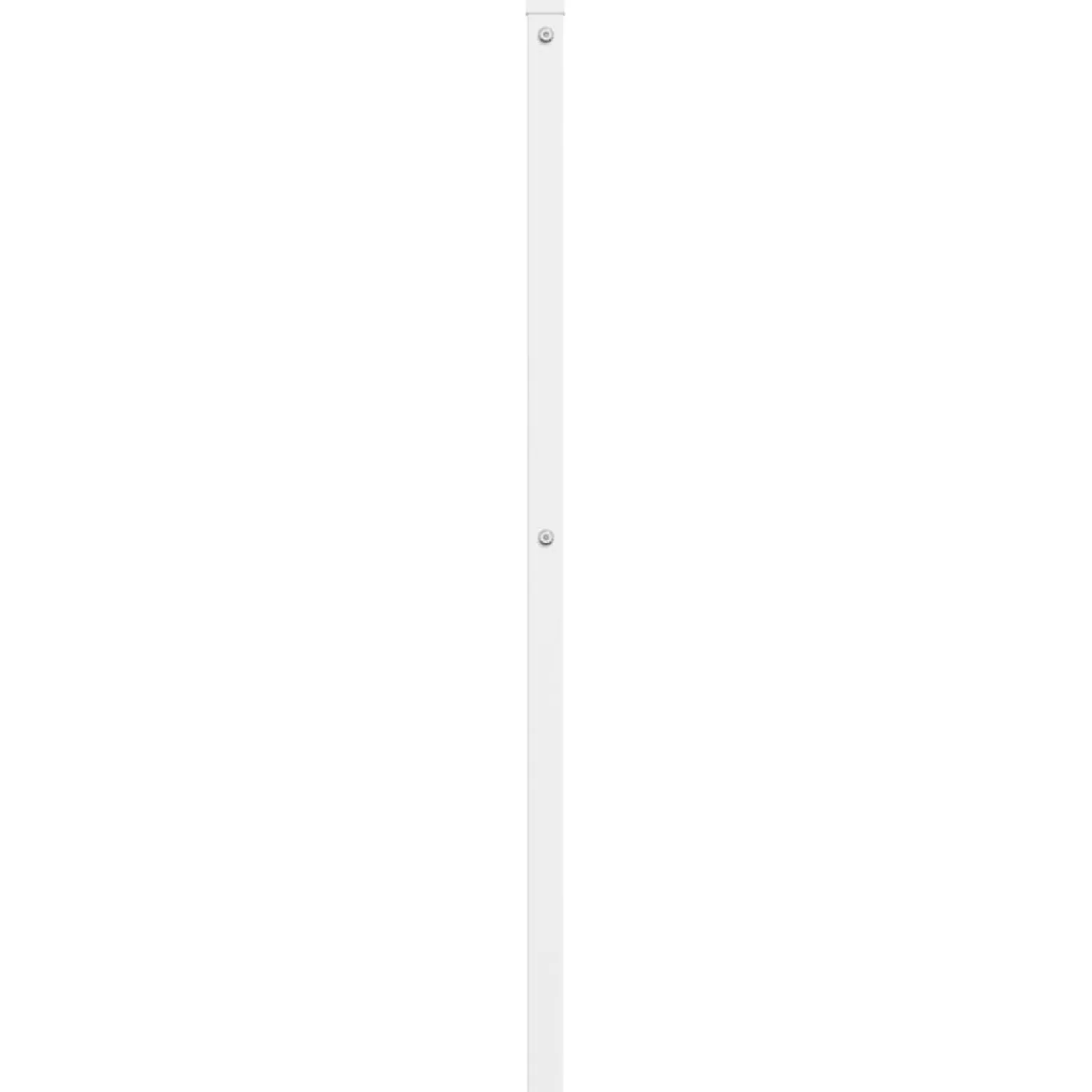 Wezgłowie Biały 75 cm Stal vidaXL