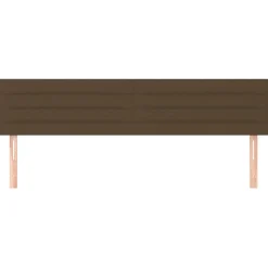 Wezgłowie Brąz 180 cm Tkanina Low vidaXL
