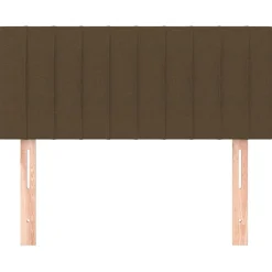 Wezgłowie Brąz 80 cm Tkanina Low vidaXL