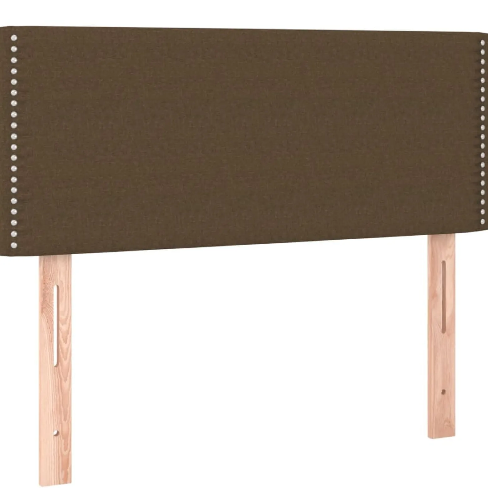 Wezgłowie Brąz 80 cm Tkanina Niski vidaXL