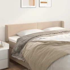 Wezgłowie Brąz 183 x 16 x 78/88 cm Sztuczna skóra vidaXL