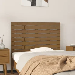 Wezgłowie łóżka Brąz 106 x 63 cm Pine Wood vidaXL