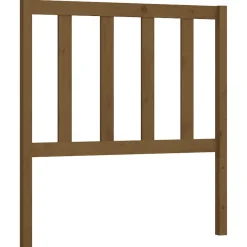 Wezgłowie łóżka Brąz 81 x 100 cm Pine Wood vidaXL