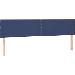 Wezgłowie Niebieski 200 cm Tkanina Low vidaXL