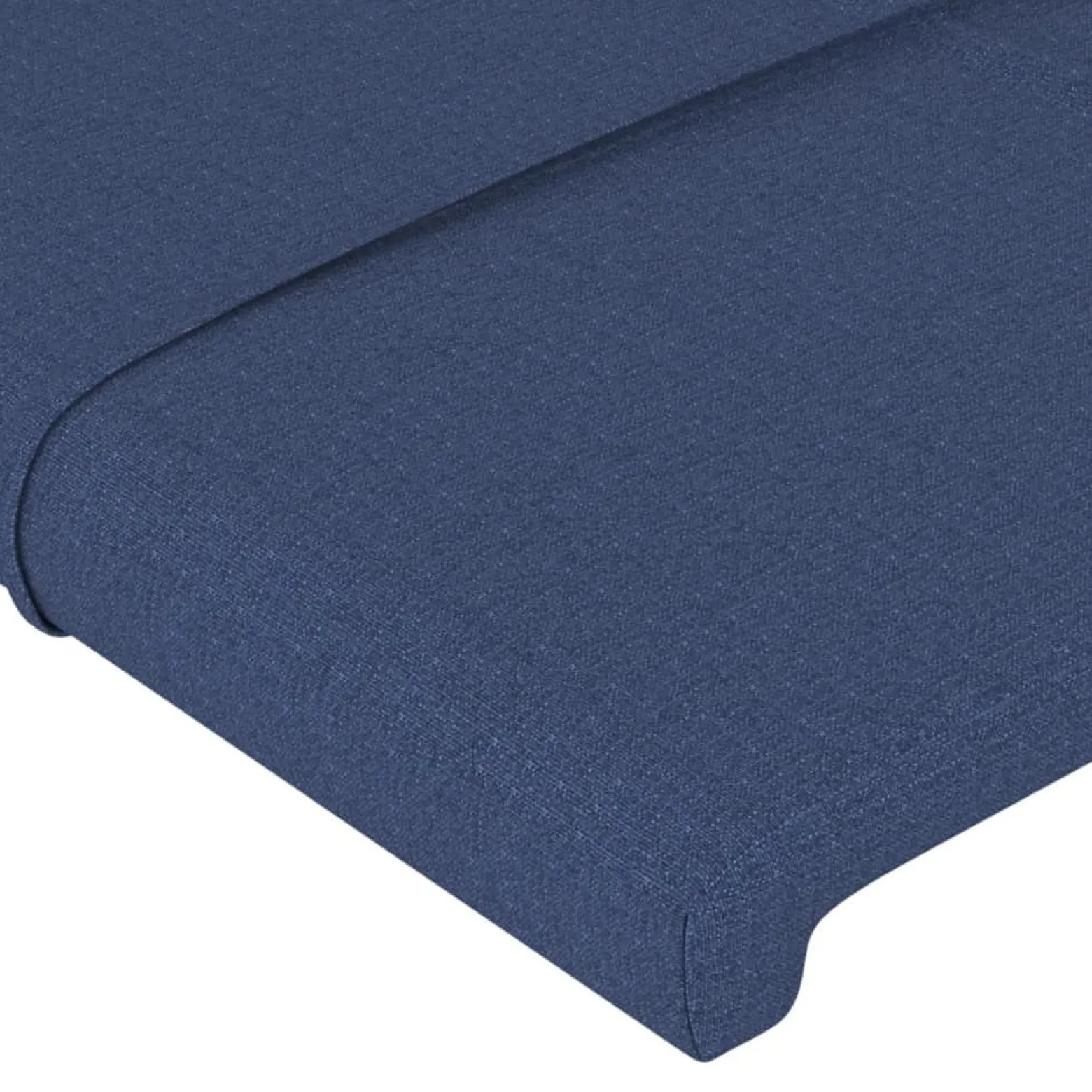 Wezgłowie Niebieski 147 x 23 x 78/88 cm Tkanina vidaXL
