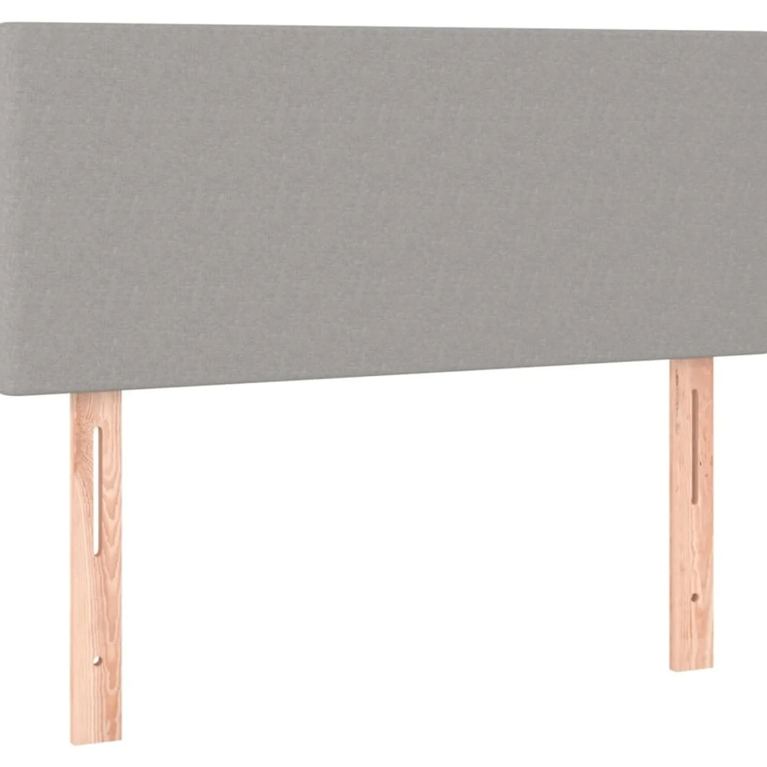 Wezgłowie Szary 80 x 5 x 78/88 cm Tkanina vidaXL