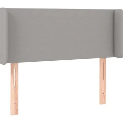 Wezgłowie Szary 103 x 16 x 78/88 cm Tkanina vidaXL