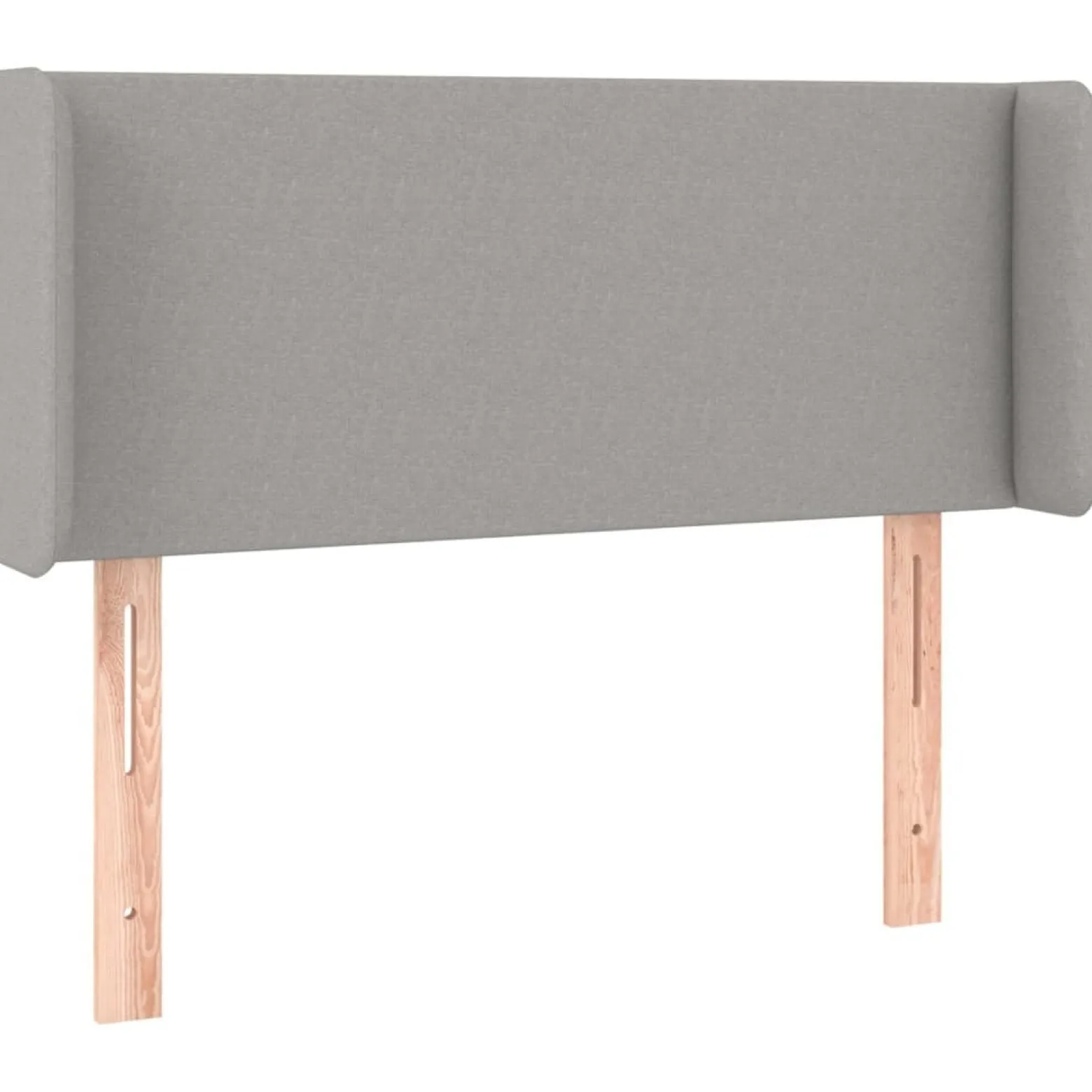 Wezgłowie Szary 103 x 16 x 78/88 cm Tkanina vidaXL