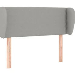 Wezgłowie Szary 83 x 23 x 78/88 cm Tkanina vidaXL
