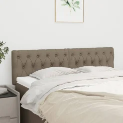 Wezgłowie Taupe 160 cm Tkanina Low vidaXL