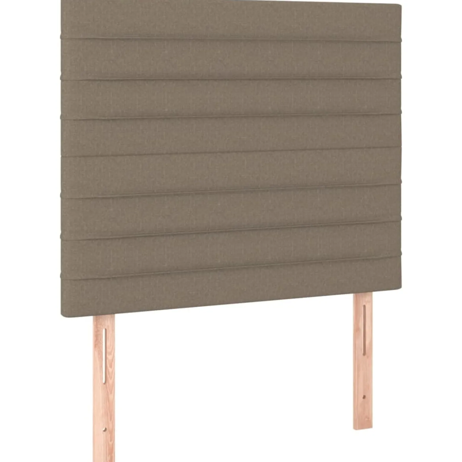 Wezgłowie Taupe 80 cm Tkanina Wysoki vidaXL