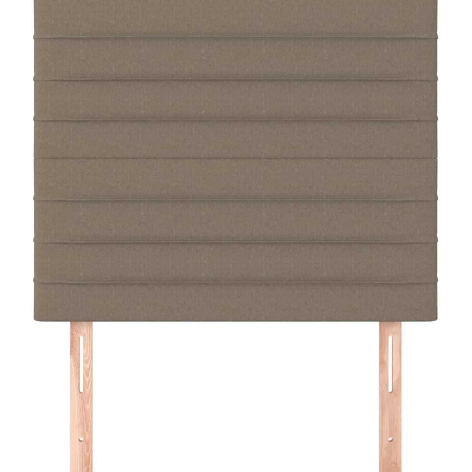 Wezgłowie Taupe 80 cm Tkanina Wysoki vidaXL