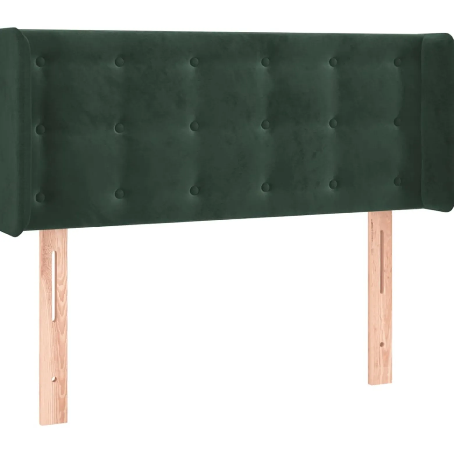 Wezgłowie Zielony 83 x 16 x 78/88 cm Aksamit vidaXL