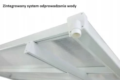 Wiata Hardmaister Ogrodowa ATLANTA 3x5m Poliwęglan Przyścienna Biała 1 szt