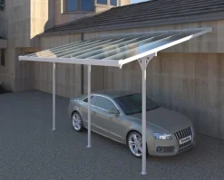 Wiata Hardmaister Ogrodowa ATLANTA 3x5m Poliwęglan Przyścienna Biała 1 szt