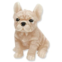Świeca Figurka ANIMALS PIES BULDOG 11,5x15cm beżowa parafinowa