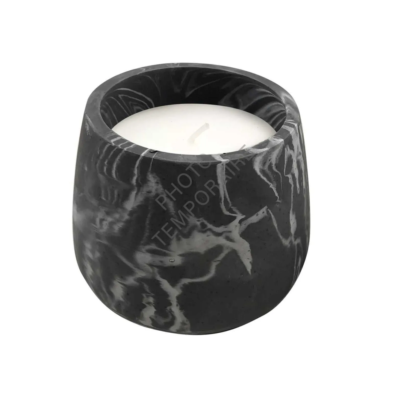 Świeca zapachowa Marble L czarna