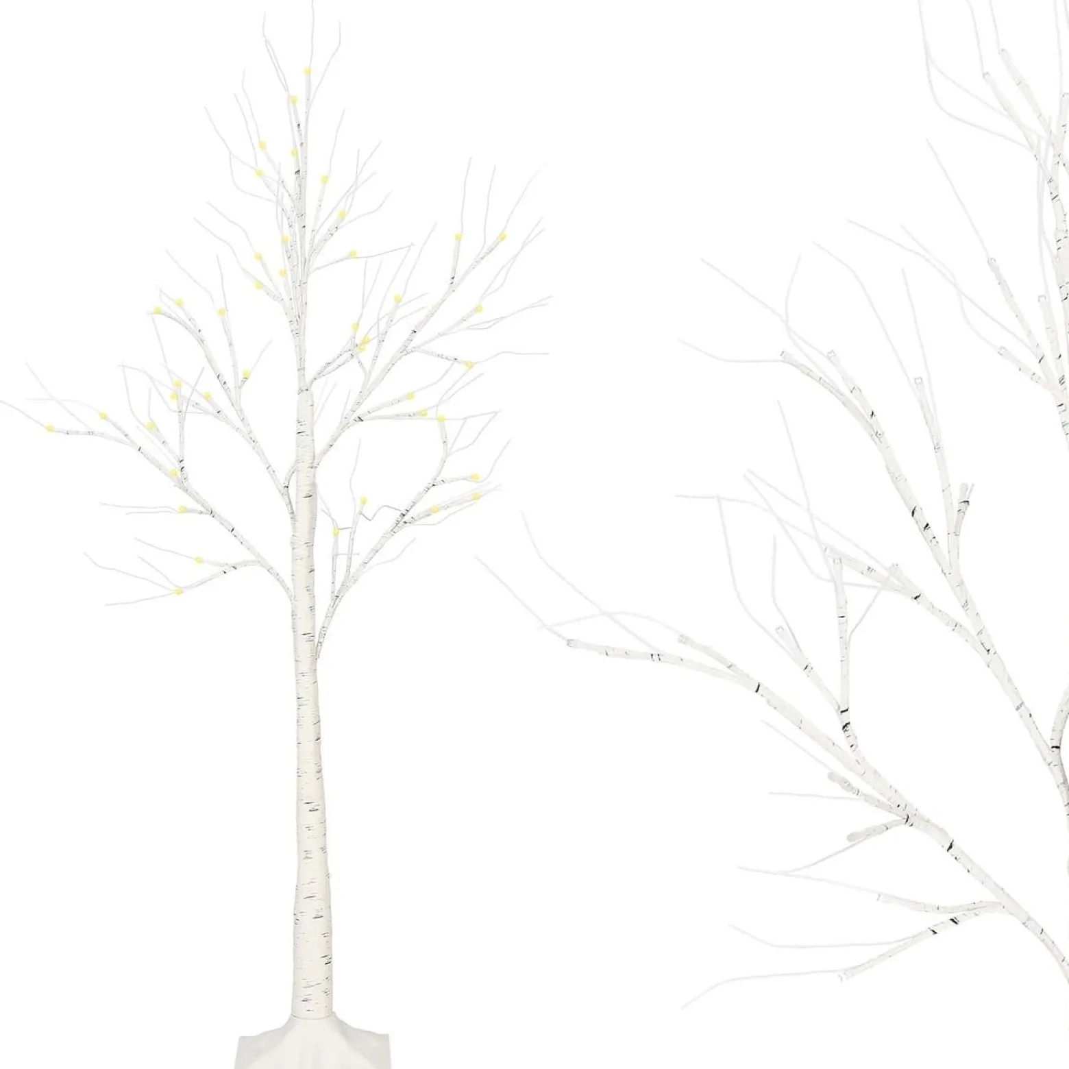 Świecące drzewko 150 cm brzoza 72 Led drzewko świąteczne