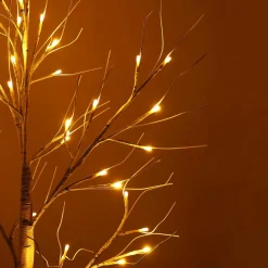 Świecące drzewko 150 cm brzoza 72 Led drzewko świąteczne