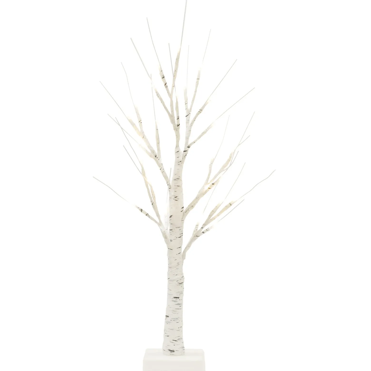 Świecące drzewko 60 cm brzoza 25 Led drzewko świąteczne dekoracja