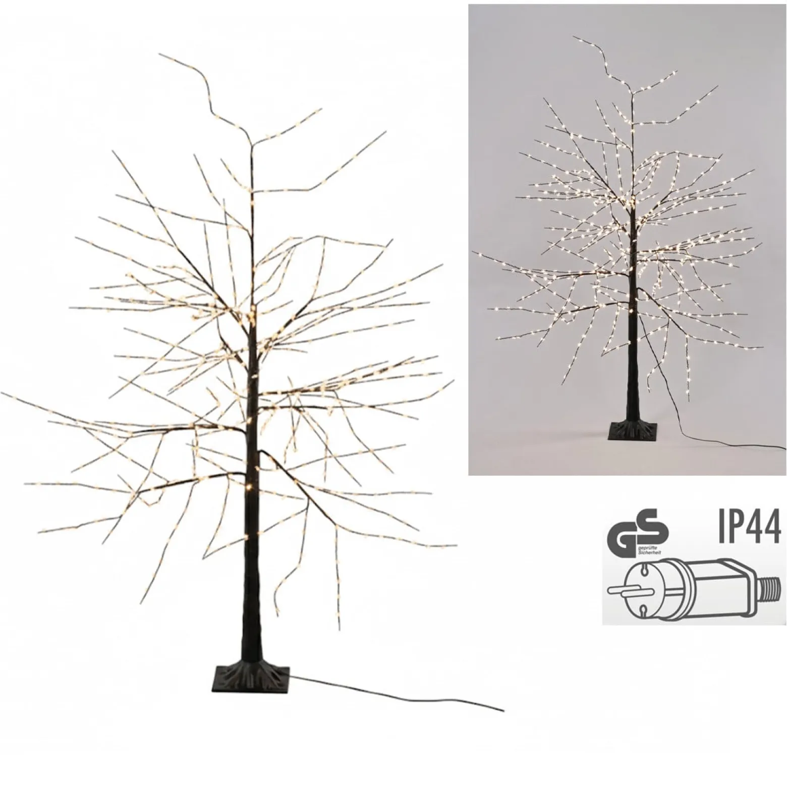 Świecące drzewko LED zewnętrzne h150 cm duże dekoracyjne