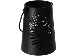 Świecznik metalowy Palmera 11,8 cm czarny mix wzorów