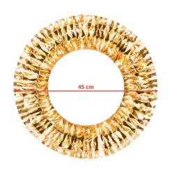 Wieniec świąteczny LED 45 cm wianek na drzwi 360 LED ciepły biały